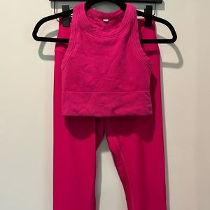 ALO Yoga tank and leggings set